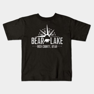 Bear Lake Utah Mountain Skiing Hiking Fishing Boating Kids T-Shirt